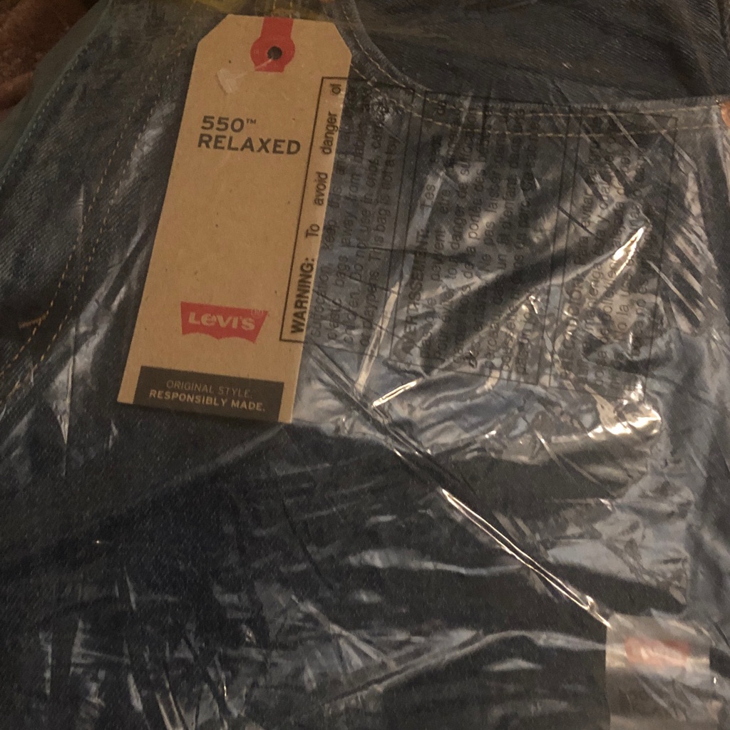 Levis 550 Relaxed Fit Jeans  Dark Levi Jeans Brand New